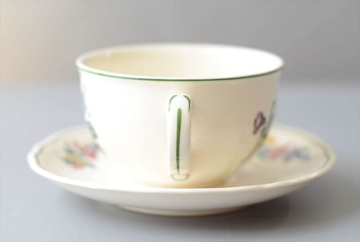 ドイツ製 VILLEROY&BOCH Alt Strassburg カップ&ソーサー ビレロイ＆ボッホ 陶器 アンティーク ヴィンテージ_260610