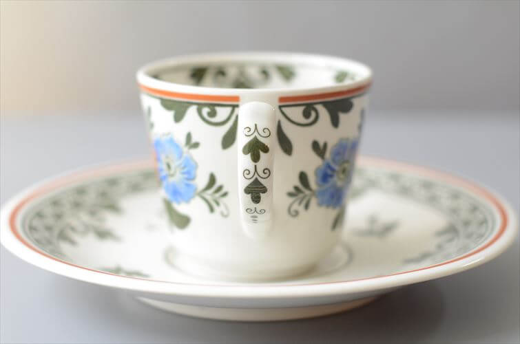 ドイツ製 VILLEROY&BOCH Alt Amsterdam カップ&ソーサー ビレロイ＆ボッホ 陶器 アンティーク ヴィンテージ_260610
