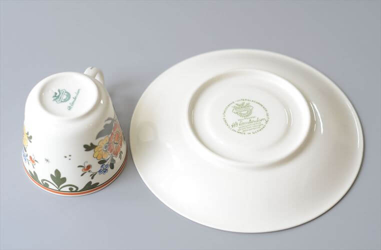 ドイツ製 VILLEROY&BOCH Alt Amsterdam カップ&ソーサー ビレロイ＆ボッホ 陶器 アンティーク ヴィンテージ_260610