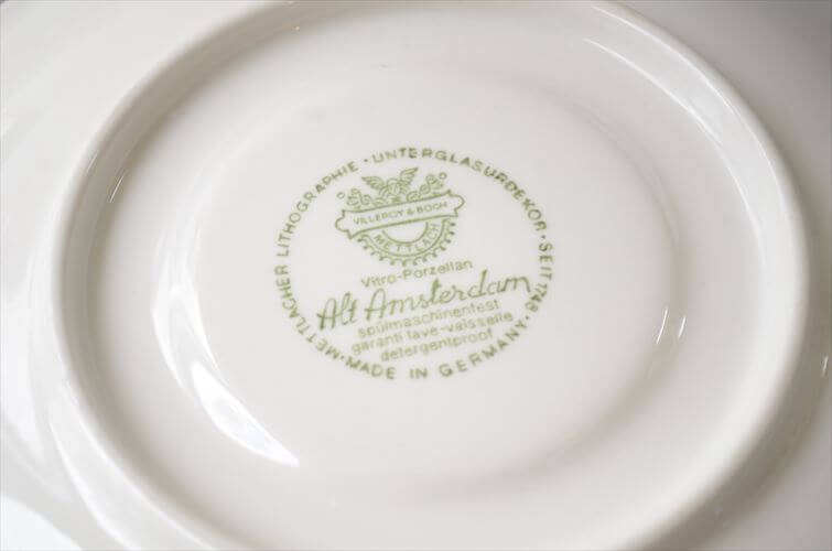 ドイツ製 VILLEROY&BOCH Alt Amsterdam カップ&ソーサー ビレロイ＆ボッホ 陶器 アンティーク ヴィンテージ_260610