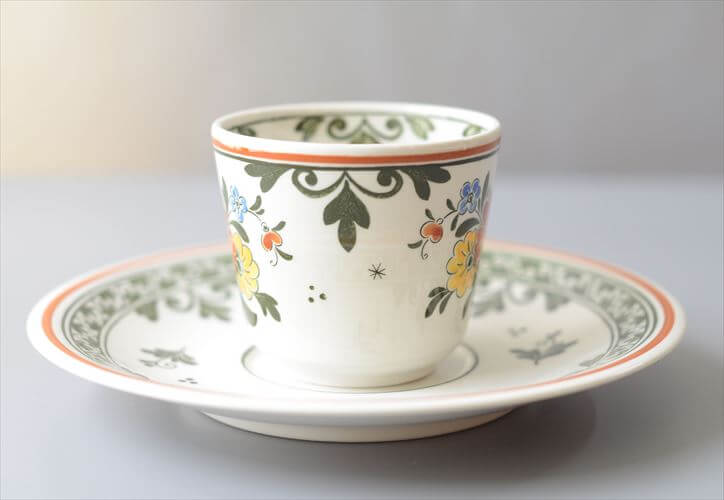 ドイツ製 VILLEROY&BOCH Alt Amsterdam カップ&ソーサー ビレロイ＆ボッホ 陶器 アンティーク ヴィンテージ_260610
