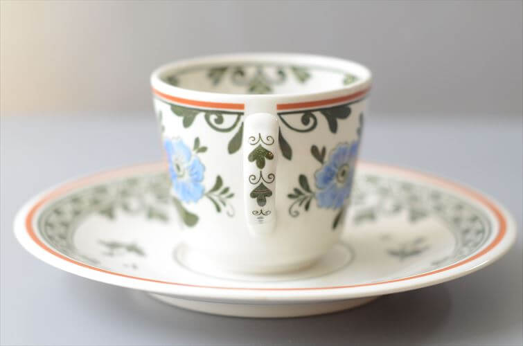 ドイツ製 VILLEROY&BOCH Alt Amsterdam カップ&ソーサー ビレロイ＆ボッホ 陶器 アンティーク ヴィンテージ_260610