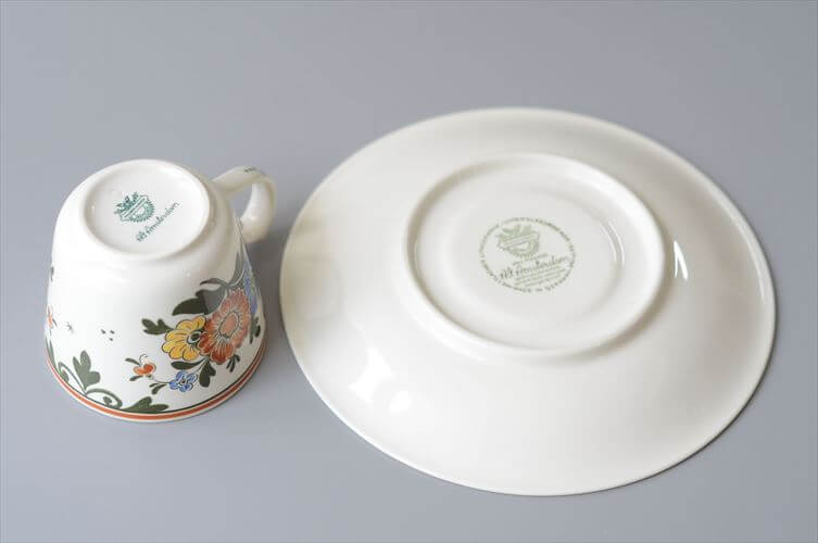 ドイツ製 VILLEROY&BOCH Alt Amsterdam カップ&ソーサー ビレロイ＆ボッホ 陶器 アンティーク ヴィンテージ_260610