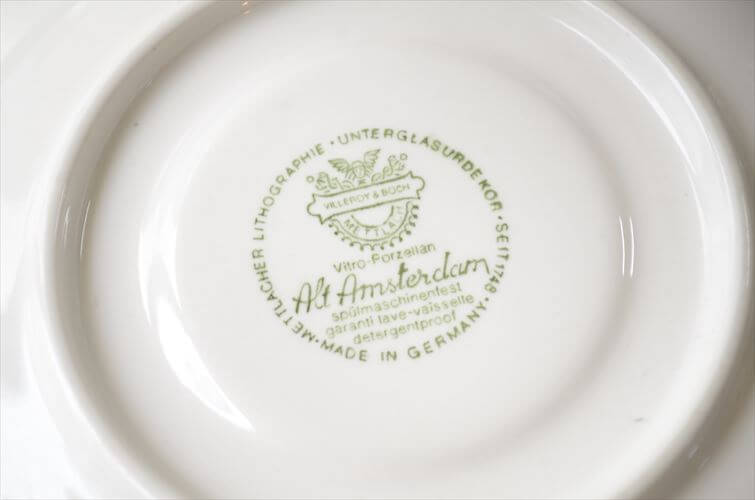 ドイツ製 VILLEROY&BOCH Alt Amsterdam カップ&ソーサー ビレロイ＆ボッホ 陶器 アンティーク ヴィンテージ_260610