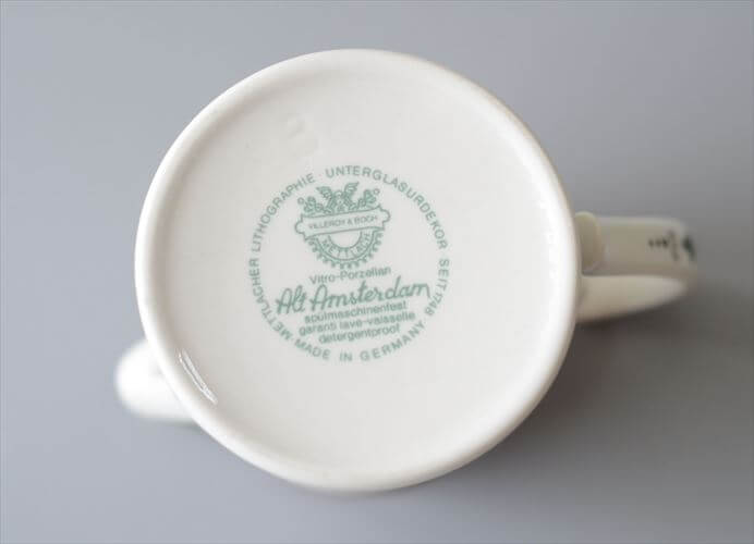 ドイツ製 VILLEROY&BOCH Alt Amsterdam クリーマー ミルクポット ビレロイ＆ボッホ 陶器 アンティーク ヴィンテージ_260610