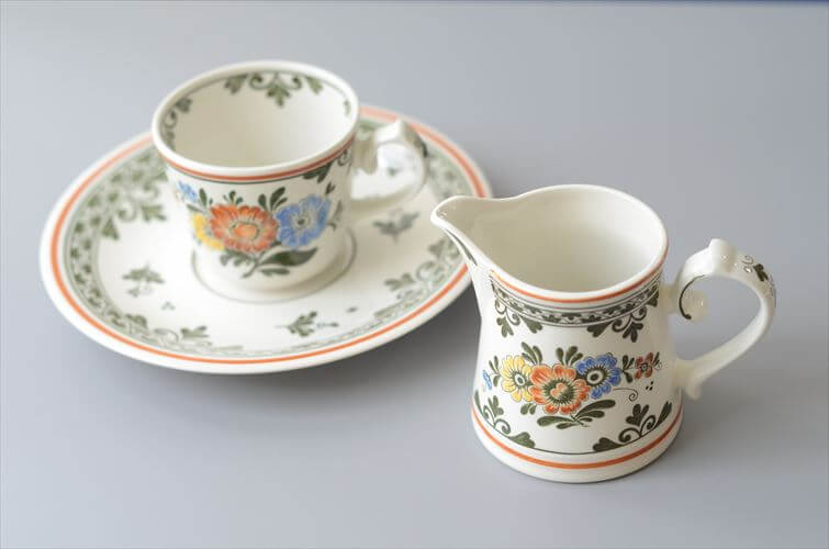 ドイツ製 VILLEROY&BOCH Alt Amsterdam クリーマー ミルクポット ビレロイ＆ボッホ 陶器 アンティーク ヴィンテージ_260610