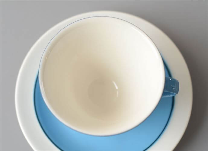 ARABIA アラビア Harlekin Turquoise カップ&ソーサー ハレキン カーニバル Inkeri Leivo 北欧食器 フィンランド ヴィンテージ アンティーク_260616