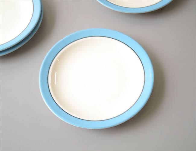 ARABIA アラビア Harlekin Turquoise 17cm プレート お皿 ハレキン Inkeri Leivo 北欧食器 フィンランド ヴィンテージ アンティーク_260617