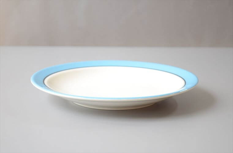 ARABIA アラビア Harlekin Turquoise 17cm プレート お皿 ハレキン Inkeri Leivo 北欧食器 フィンランド ヴィンテージ アンティーク_260617