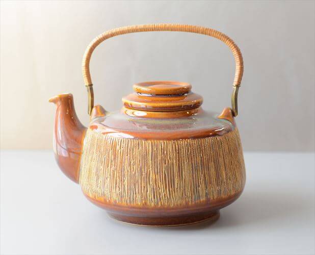 デンマーク製 Soholm Manilla ティーポット スーホルム 北欧 食器 陶器 ヴィンテージ アンティーク_260617