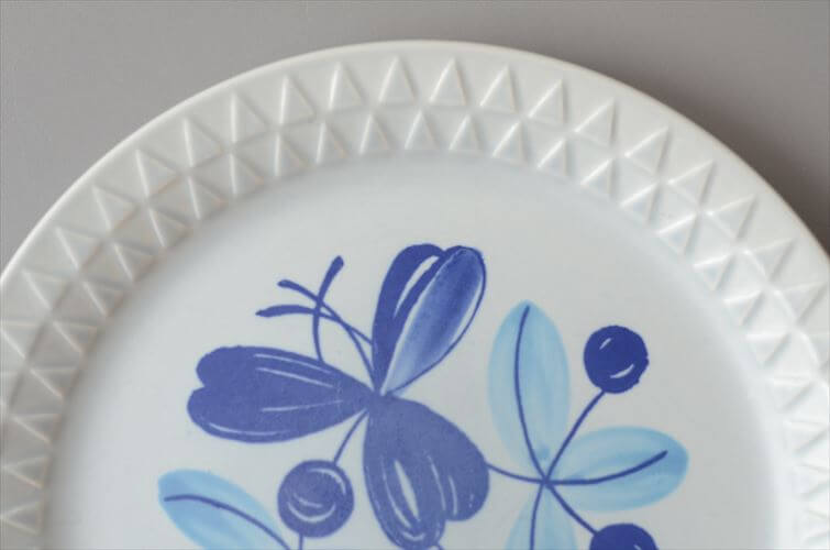 ノルウェー製 Stavangerflint Pacific 18cm プレート お皿 スタヴァンゲルフリント パシフィック Inger Waage 北欧 食器 ヴィンテージ アンティーク_260623