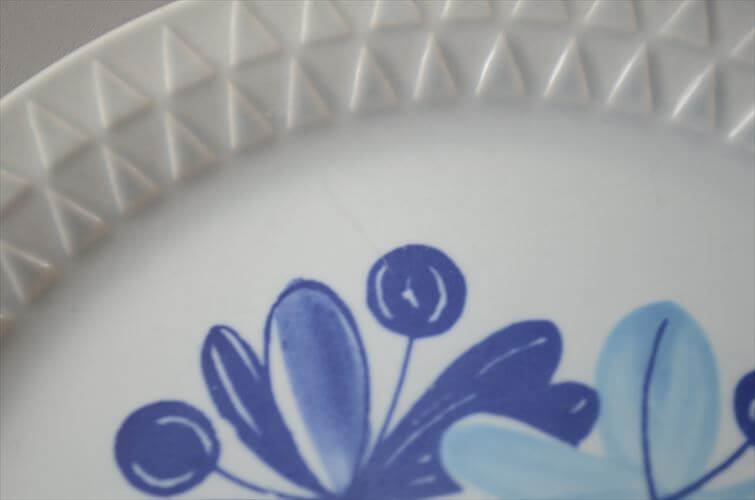 ノルウェー製 Stavangerflint Pacific 18cm プレート お皿 スタヴァンゲルフリント パシフィック Inger Waage 北欧 食器 ヴィンテージ アンティーク_260623