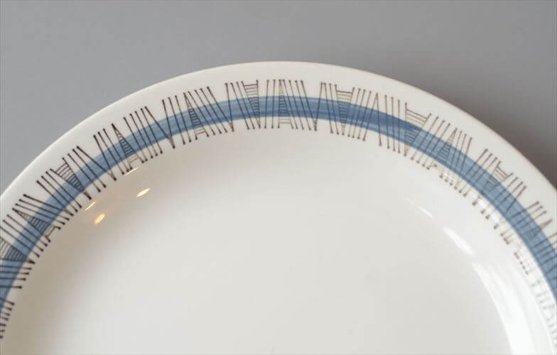 スウェーデン製 Rorstrand Troja 18cm プレート ロールストランド お皿 トロイヤ 北欧 食器 ヴィンテージ アンティーク_260623