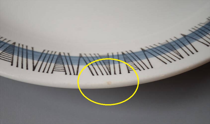 スウェーデン製 Rorstrand Troja 18cm プレート ロールストランド お皿 トロイヤ 北欧 食器 ヴィンテージ アンティーク_260623