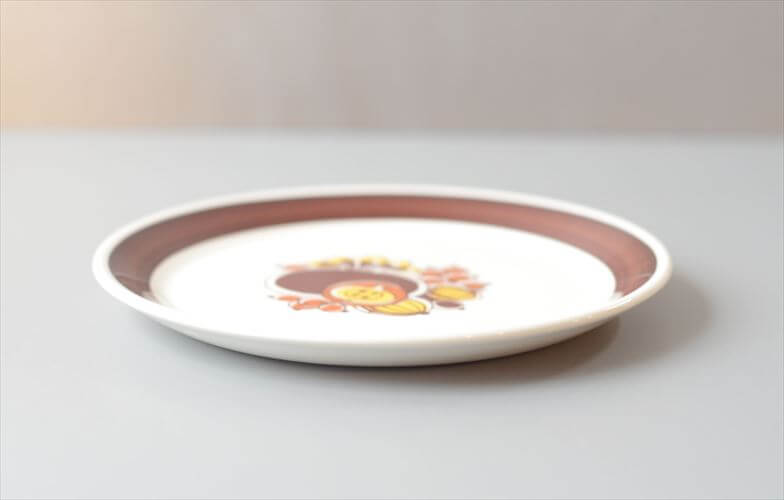 ノルウェー製 Stavangerflint August 18cm プレート お皿 スタヴァンゲルフリント オーガスト 北欧 食器 ヴィンテージ アンティーク_260623
