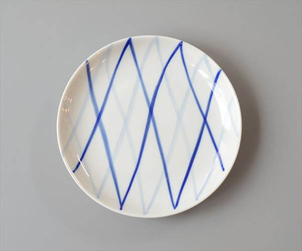 デンマーク製 Lyngby Porcelain an-ild 40 Harlekin 16.5cm プレート お皿 リンビー 北欧食器 ヴィンテージ アンティーク_260623