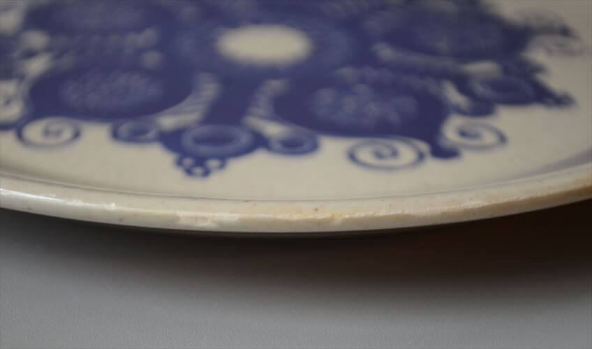 ノルウェー製 Stavangerflint Blue Narvik 18cm プレート お皿 スタヴァンゲルフリント ブルー・ナルヴィク 北欧 食器 ヴィンテージ アンティーク_260623