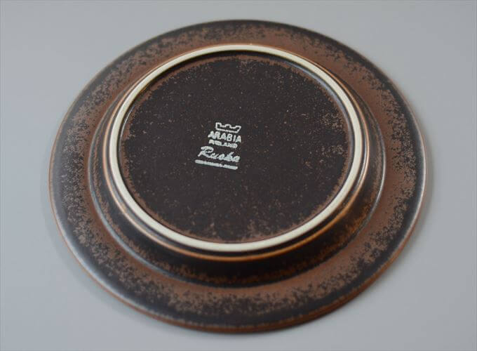 スタンプ残! ARABIA アラビア Ruska 20cm プレート お皿 ルスカ 北欧食器 フィンランド 陶器 北欧 ヴィンテージ アンティーク_260626