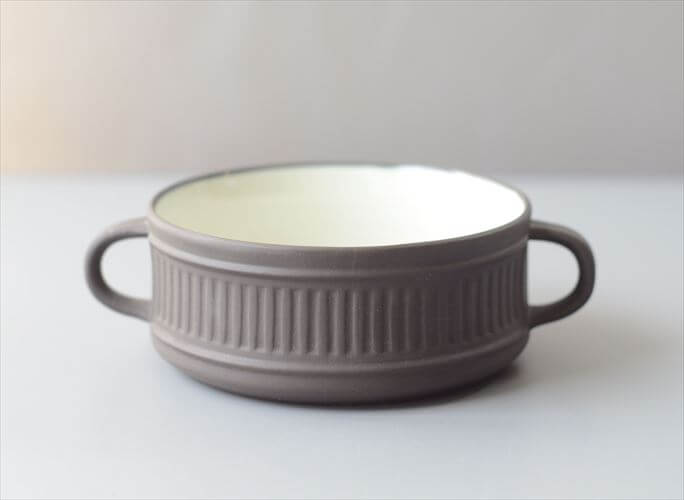 デンマーク製 DANSK Flamestone 持ち手付き スープボウル 器 クイストゴー J.H.Quistgaard 北欧ヴィンテージ アンティーク_260703