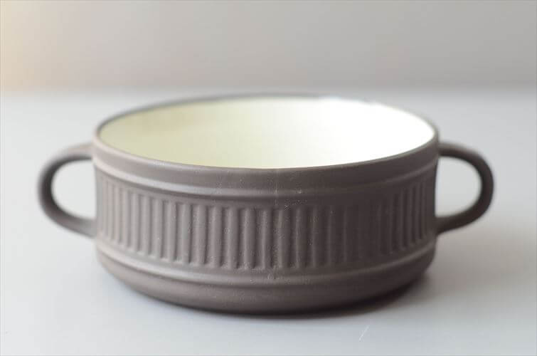 デンマーク製 DANSK Flamestone 持ち手付き スープボウル 器 クイストゴー J.H.Quistgaard 北欧ヴィンテージ アンティーク_260703