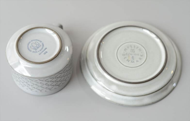 デンマーク製 クイストゴー コーディアル コーヒーカップ&ソーサー cordial B&G Nissen J.H.Quistgaard 北欧 ヴィンテージ アンティーク_260708