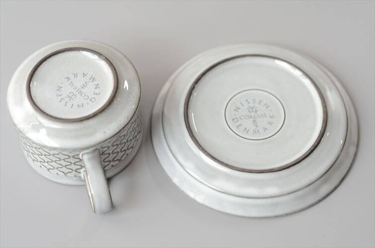 デンマーク製 クイストゴー コーディアル コーヒーカップ&ソーサー cordial B&G Nissen J.H.Quistgaard 北欧 ヴィンテージ アンティーク_260708
