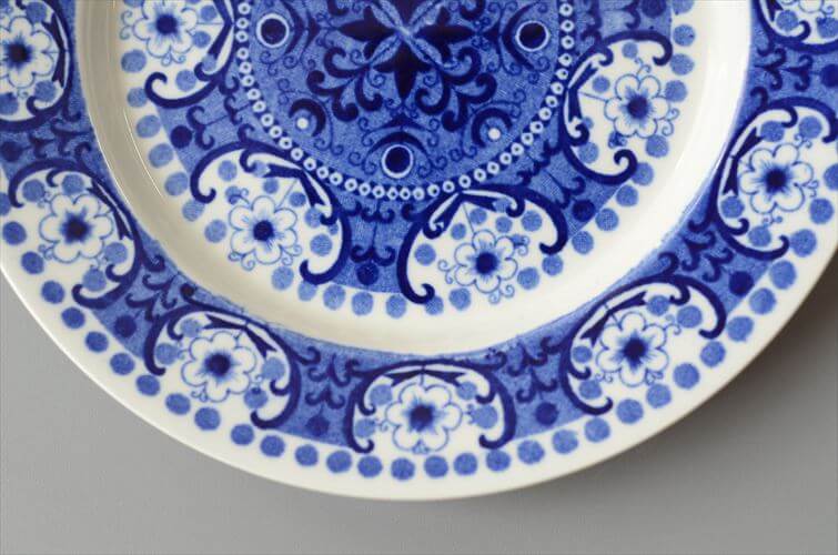 ARABIA アラビア ALI 17cm プレート アリ ブルー お皿 北欧食器 フィンランド 陶器 ヴィンテージ アンティーク_260709