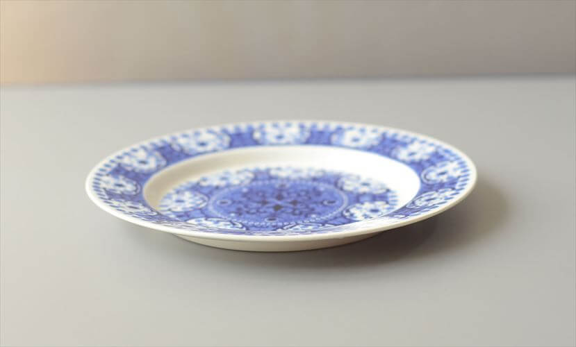 ARABIA アラビア ALI 17cm プレート アリ ブルー お皿 北欧食器 フィンランド 陶器 ヴィンテージ アンティーク_260709