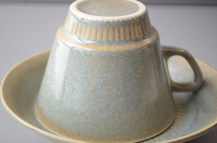 デンマーク製 KNABSTRUP Noddebo カップ&ソーサー ナブストラップ Johannes Hansen 北欧 食器 ヴィンテージ アンティーク_260709