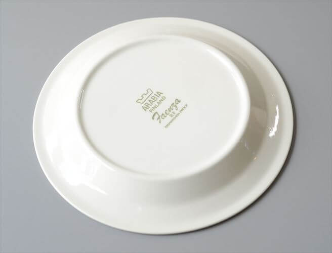 ARABIA アラビア faenza 17cm プレート お皿 ファエンツァ 北欧 食器 フィンランド 陶器 ヴィンテージ アンティーク_260728