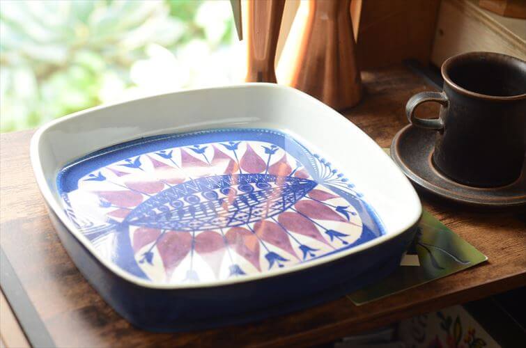 Royal Copenhagen Tenera スクエアトレー 23cm プレート Beth Breyen ロイコペ ロイヤルコペンハーゲン 北欧 ヴィンテージ_260728