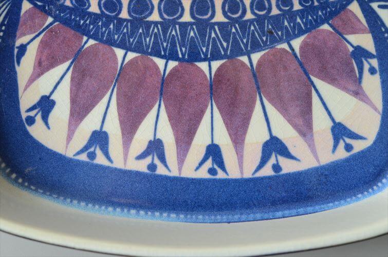 Royal Copenhagen Tenera スクエアトレー 23cm プレート Beth Breyen ロイコペ ロイヤルコペンハーゲン 北欧 ヴィンテージ_260728