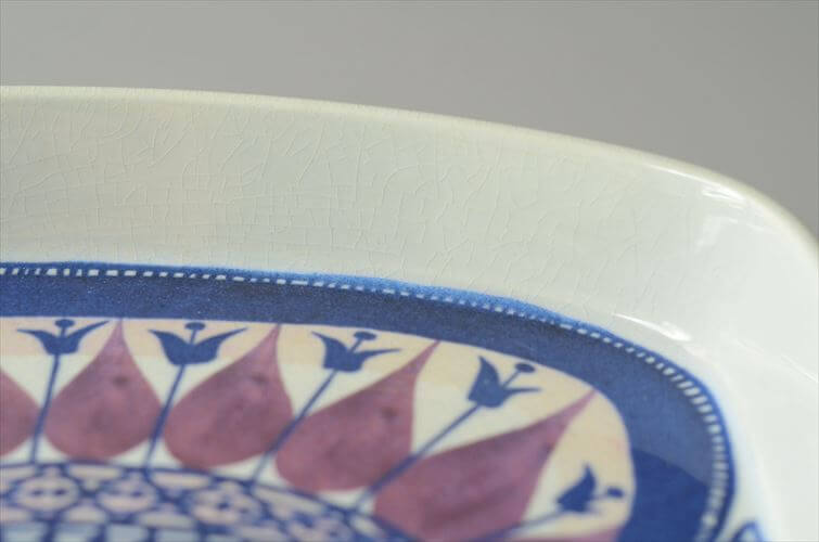 Royal Copenhagen Tenera スクエアトレー 23cm プレート Beth Breyen ロイコペ ロイヤルコペンハーゲン 北欧 ヴィンテージ_260728