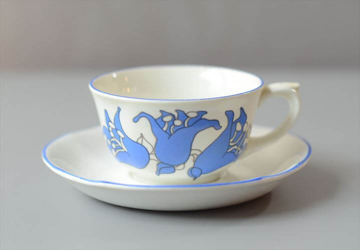 1960～70年代 ARABIA アラビア Lilja カップ＆ソーサー リリヤ Laila Hakala 北欧 食器 フィンランド 陶器 ヴィンテージ_260729