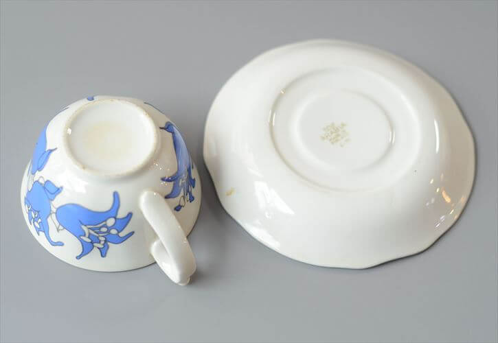1960～70年代 ARABIA アラビア Lilja カップ＆ソーサー リリヤ Laila Hakala 北欧 食器 フィンランド 陶器 ヴィンテージ_260729
