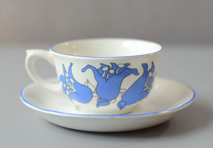 1960～70年代 ARABIA アラビア Lilja カップ＆ソーサー リリヤ Laila Hakala 北欧 食器 フィンランド 陶器 ヴィンテージ_260729