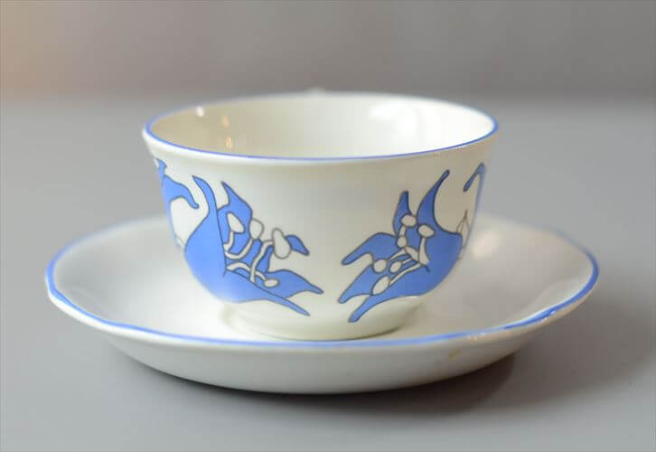 1960～70年代 ARABIA アラビア Lilja カップ＆ソーサー リリヤ Laila Hakala 北欧 食器 フィンランド 陶器 ヴィンテージ_260729