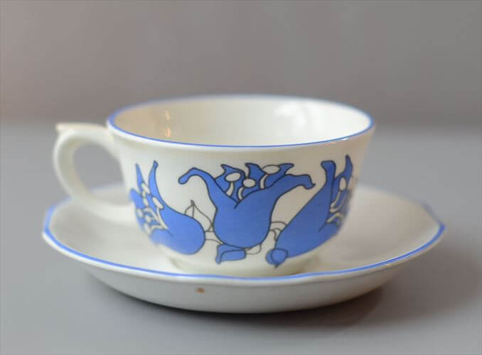 1960～70年代 ARABIA アラビア Lilja カップ＆ソーサー リリヤ Laila Hakala 北欧 食器 フィンランド 陶器 ヴィンテージ_260729