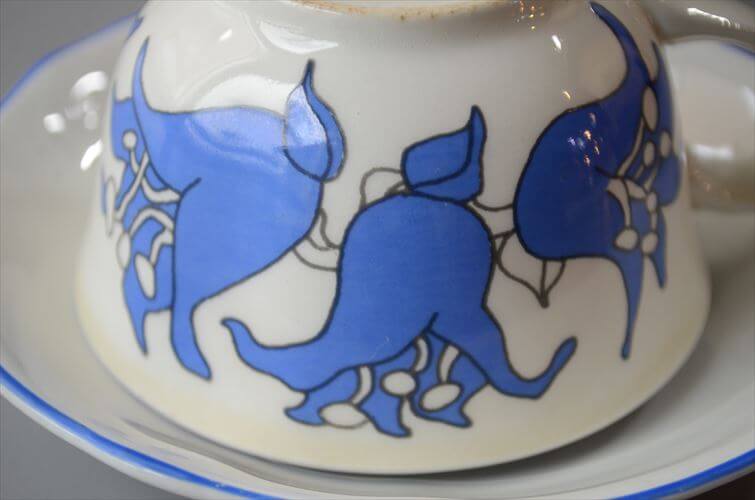 1960～70年代 ARABIA アラビア Lilja カップ＆ソーサー リリヤ Laila Hakala 北欧 食器 フィンランド 陶器 ヴィンテージ_260729