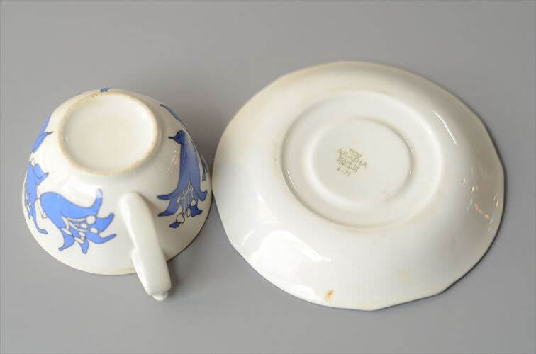 1960～70年代 ARABIA アラビア Lilja カップ＆ソーサー リリヤ Laila Hakala 北欧 食器 フィンランド 陶器 ヴィンテージ_260729