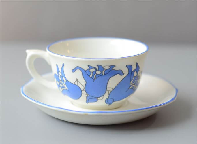 1960～70年代 ARABIA アラビア Lilja カップ＆ソーサー リリヤ Laila Hakala 北欧 食器 フィンランド 陶器 ヴィンテージ_260729