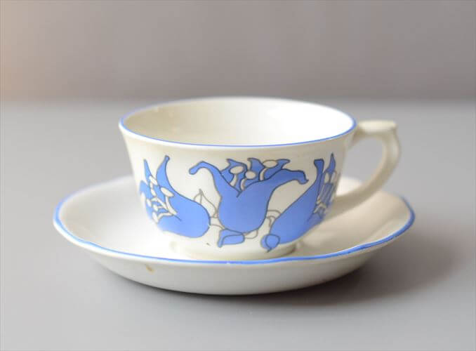 1960～70年代 訳あり ARABIA アラビア Lilja カップ＆ソーサー リリヤ Laila Hakala 北欧 食器 フィンランド 陶器 ヴィンテージ_260729
