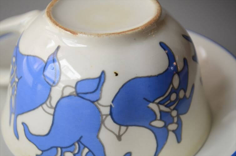 1960～70年代 訳あり ARABIA アラビア Lilja カップ＆ソーサー リリヤ Laila Hakala 北欧 食器 フィンランド 陶器 ヴィンテージ_260729