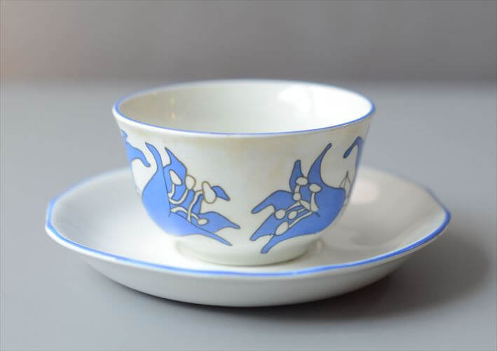 1960～70年代 ARABIA アラビア Lilja カップ＆ソーサー リリヤ Laila Hakala 北欧 食器 フィンランド 陶器 ヴィンテージ_260729