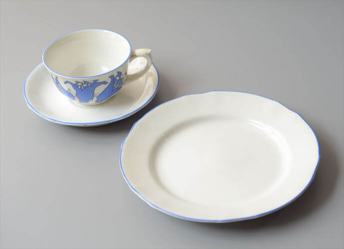 1960～70年代 ARABIA アラビア Lilja 17cm プレート お皿 リリヤ Laila Hakala 北欧 食器 フィンランド 陶器 ヴィンテージ_260729