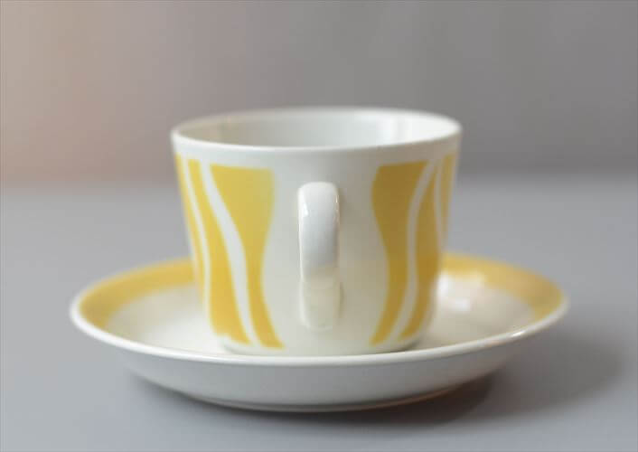 ARABIA アラビア STENCIL Seepra カップ＆ソーサー ステンシル AAモデル Kaj Franck 北欧食器 フィンランド アンティーク ヴィンテージ_260818