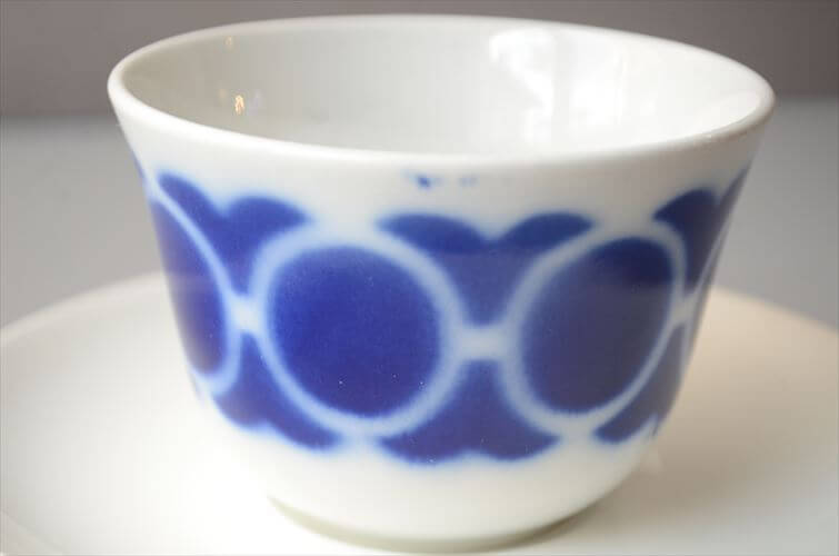ARABIA アラビア STENCIL カップ＆ソーサー ステンシル RLモデル Olga Osol 北欧食器 フィンランド アンティーク ヴィンテージ_260820