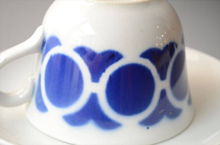 ARABIA アラビア STENCIL カップ＆ソーサー ステンシル RLモデル Olga Osol 北欧食器 フィンランド アンティーク ヴィンテージ_260820