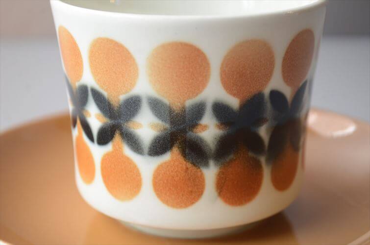 ARABIA アラビア STENCIL Rasti カップ＆ソーサー ステンシル BRモデル Goran Back 北欧食器 フィンランド アンティーク ヴィンテージ_260820