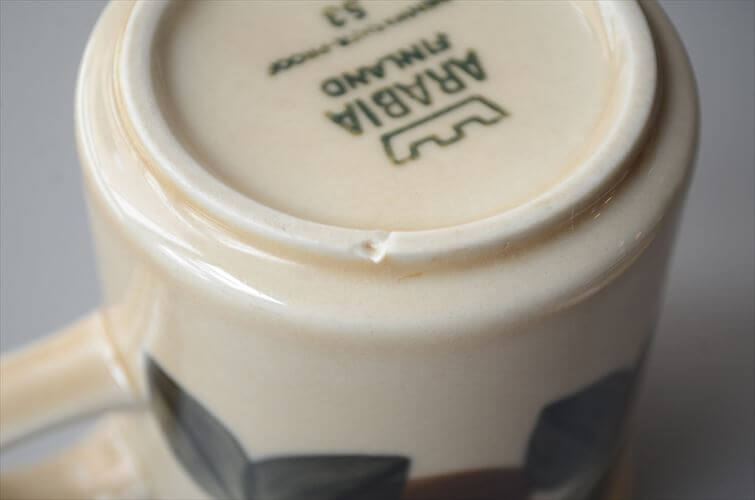 ARABIA アラビア Ruija コーヒーカップ＆ソーサー ルイージャ 北欧食器 フィンランド 陶器 北欧 ヴィンテージ アンティーク_260825